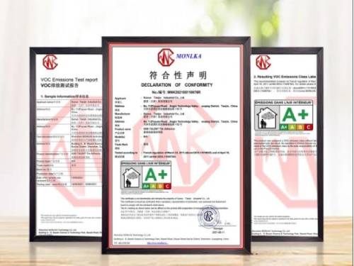 GNS TALENT Tile Adhesive Product Obtained The French A+ Certificate