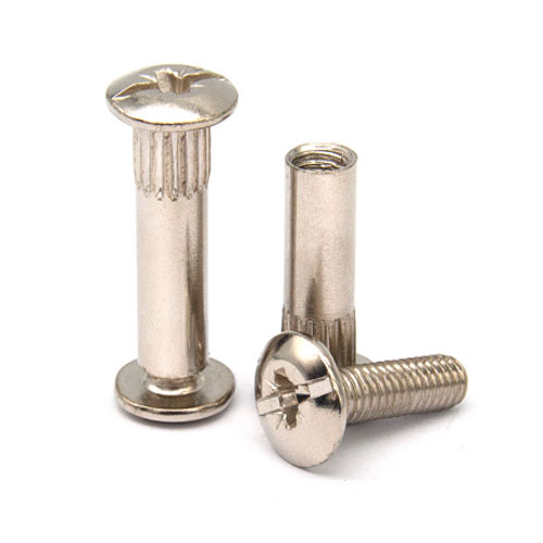 Pair knock male and female lock rivets nut