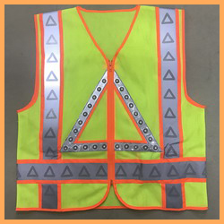 USB Rechargeable CLASS 3 LED Flashing Vest
