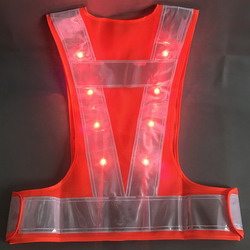 LED Light intergrated Safety Vest 