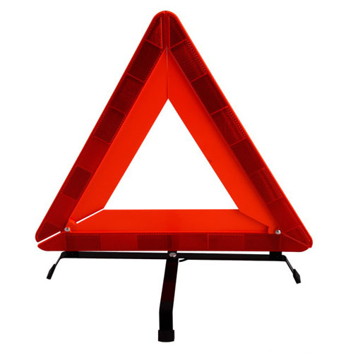 Reflective Warning Triangle with E-MARK
