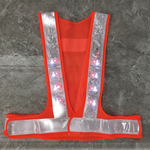 USB Rechargeable LED Cycling Safety Vest