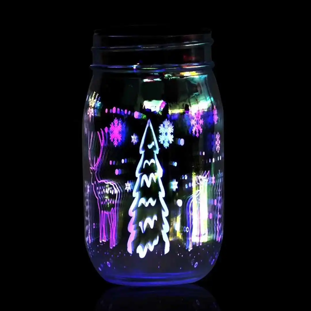 ຜະລິດຕະພັນ ໃໝ່ - solar mason jar light for Christmas