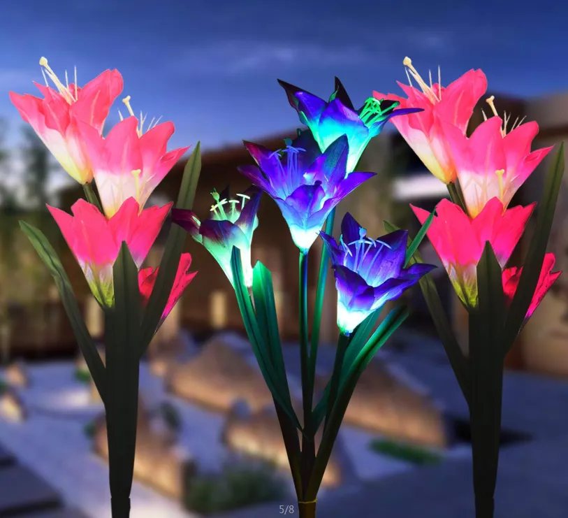 Cât știți despre luminile solare cu flori?