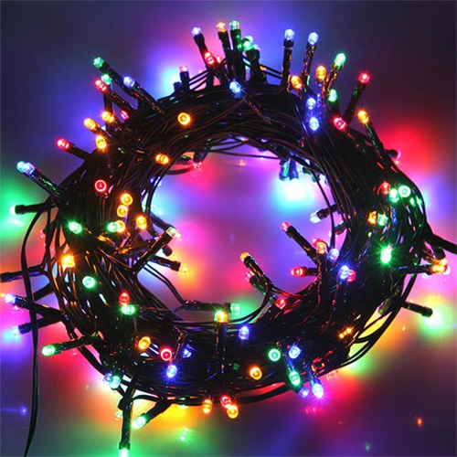 Luz de cadea de decoración de Nadal colorida solar