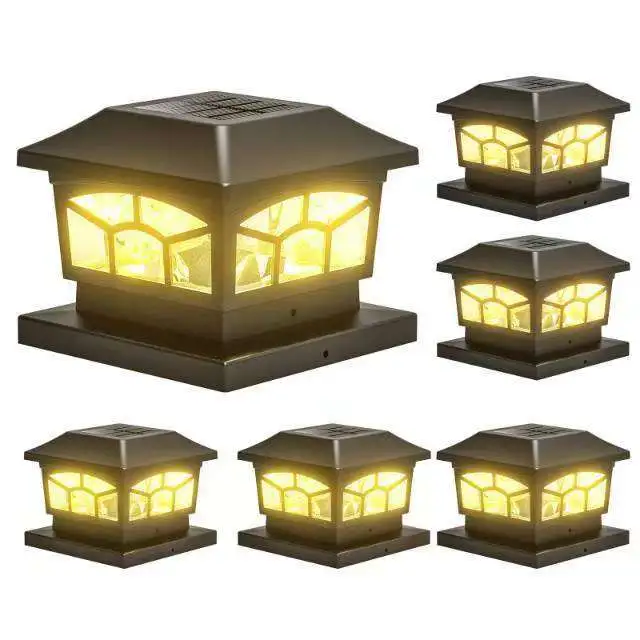 Luz de capital solar de 8 LED