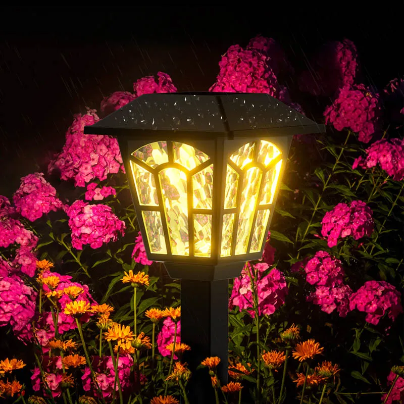 Luci da giardino esterne solari decorative a LED