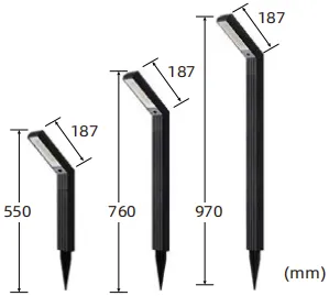 New Seven-font Solar Path Lights