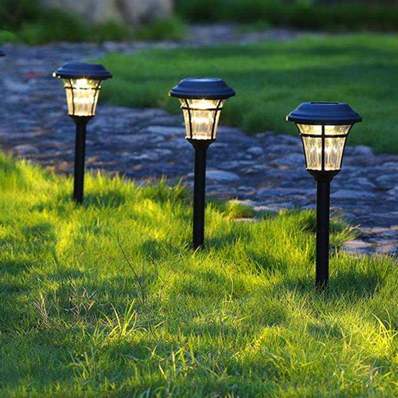 Luces solares LED de xardín para exteriores