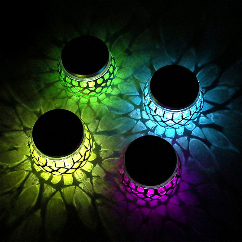 Solar Powered Glass Ball Garden Lights