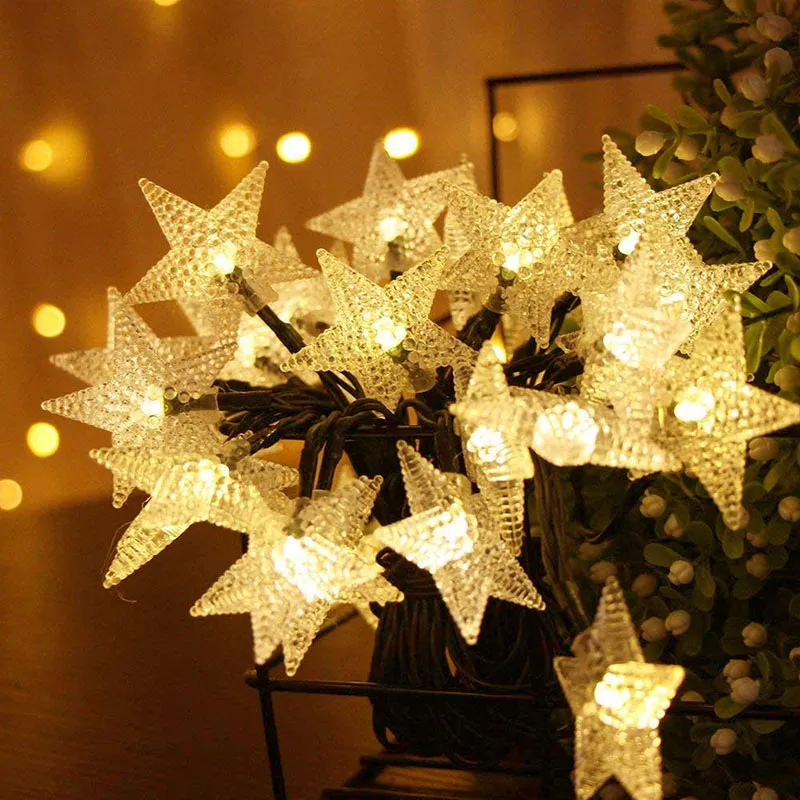 Solar Star Fairy String Lights