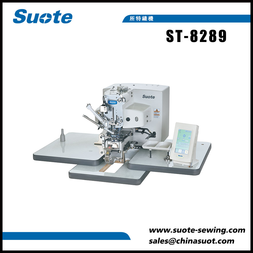 Computer-Controlled High-Speed Single-Thread Chainstitch Button-Neck-Wrapping Machine