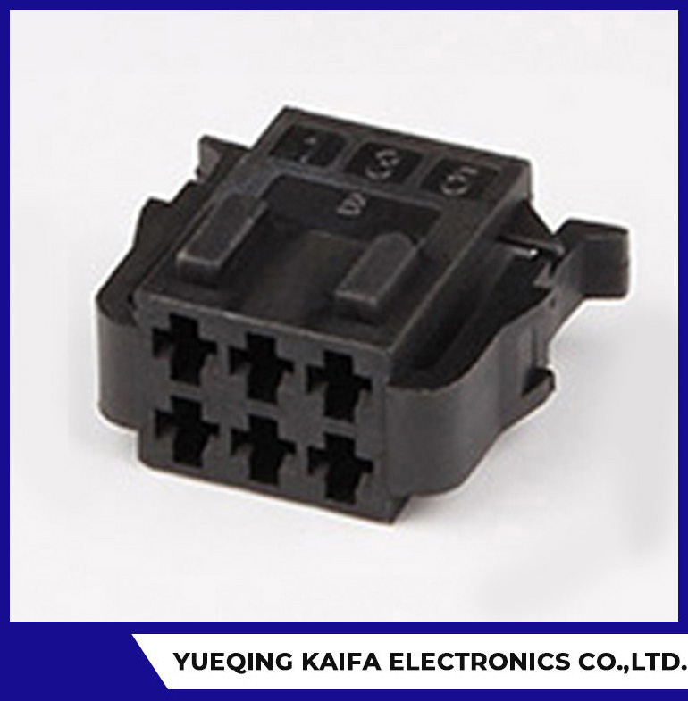 6 Pin Auto Electrical Connector Housing