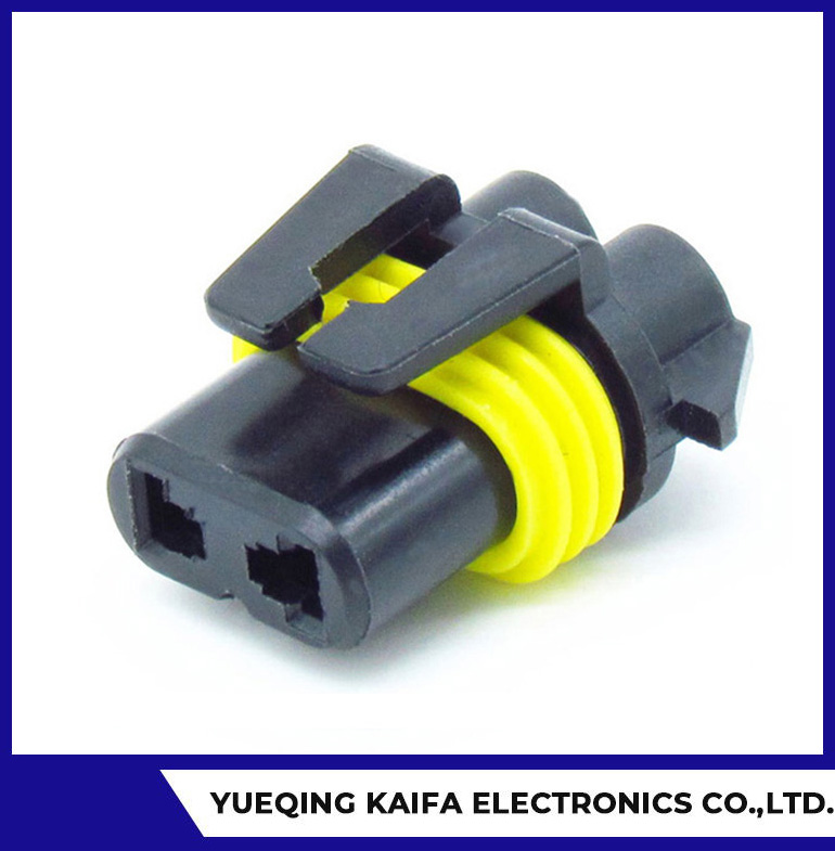 2 Pin Plastic Automotive Connector Plug