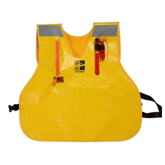 Inflatable Work Jacket for Fishing Vessels
