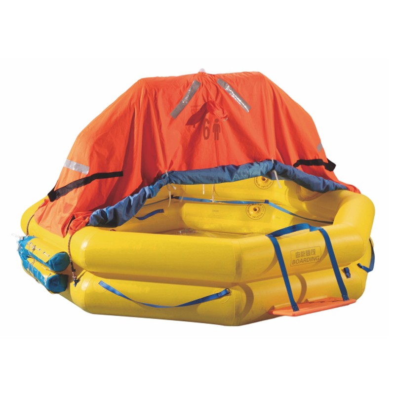 Zhri-A Throwing Type Tpu Composite Adhesive Inflatable Life Raft 1