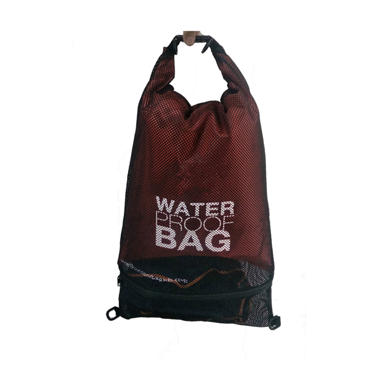 Лёгкая воданепранікальная сеткавая сухая сумка