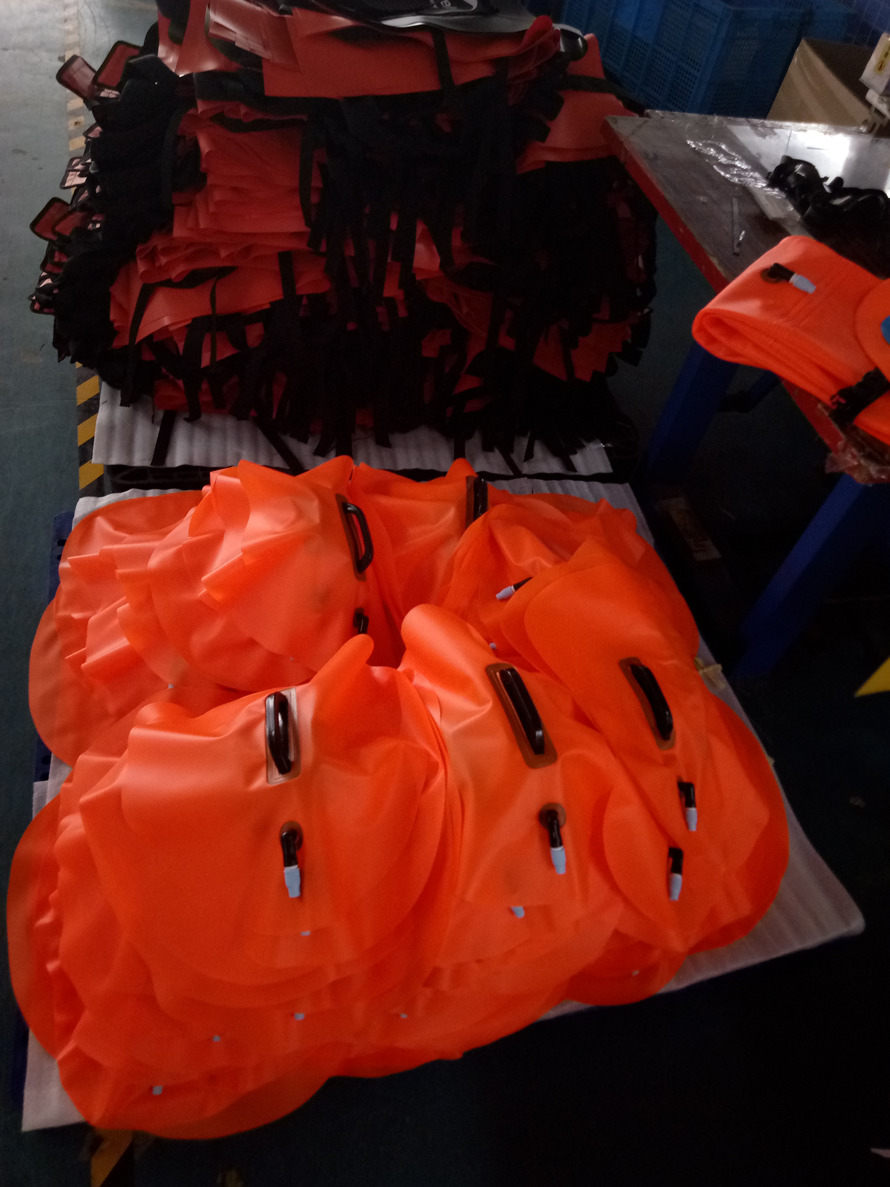 What are the advantages of swimming buoys/floating bags?