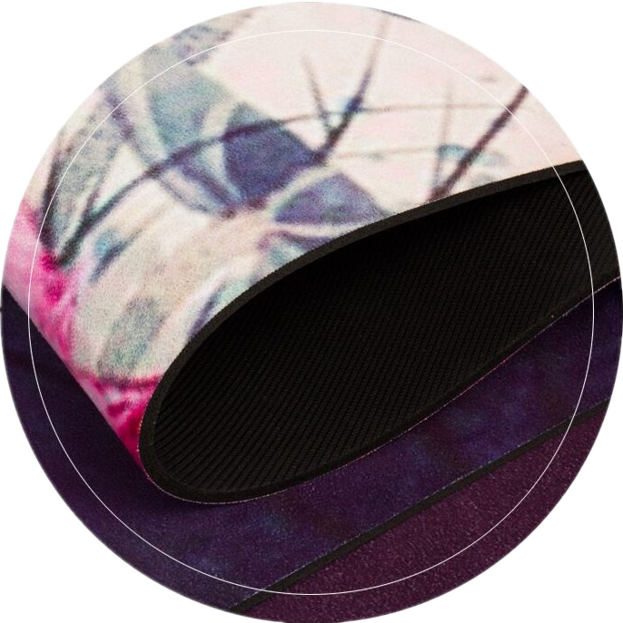 Eco Friendly Wet Absorbent Microfiber Yoga Mat With Beautiful Printing