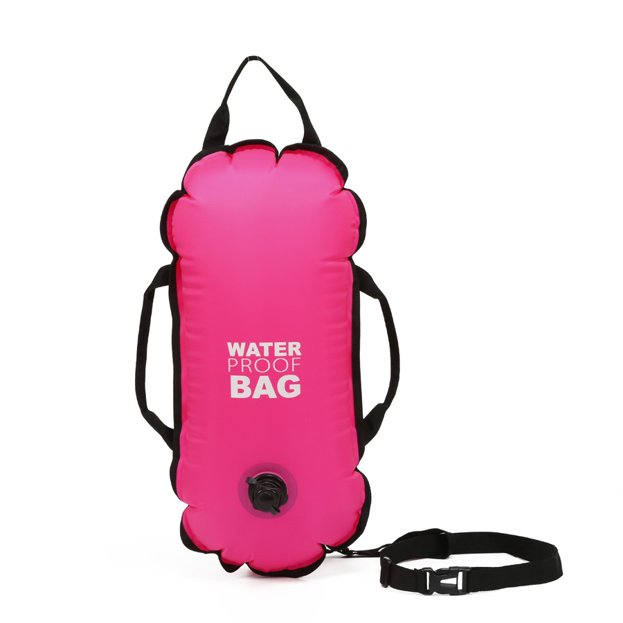 Open Water Inflatable Swim Safty Buoy Two Float