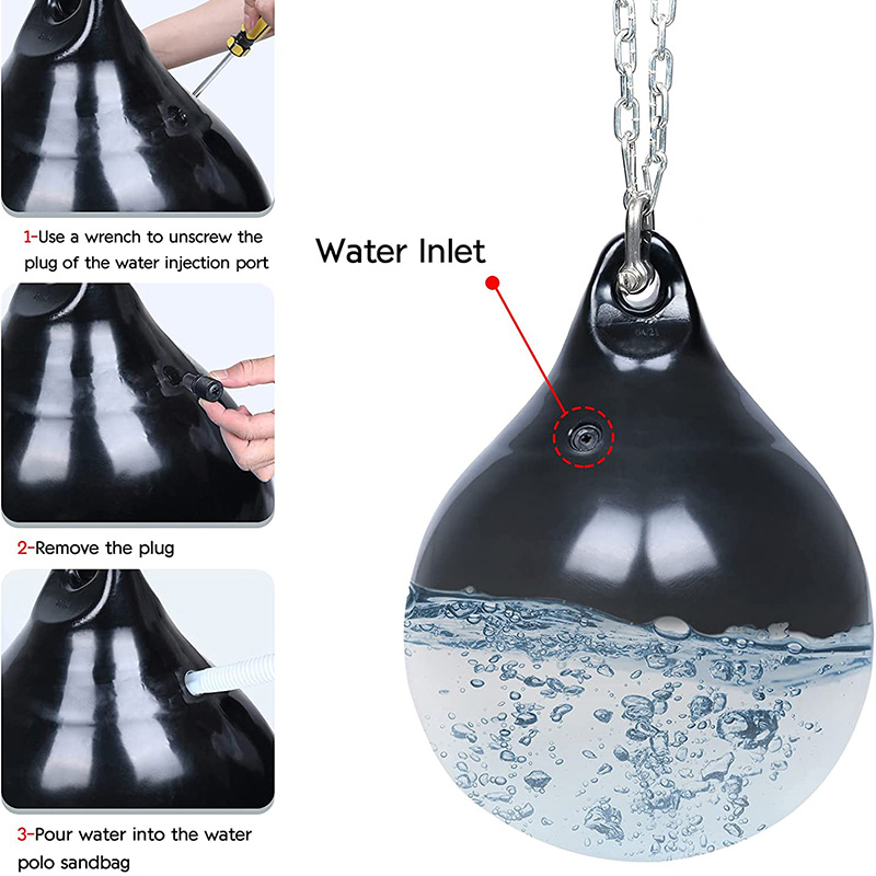 Aqua vreća za udaranje u obliku kapljice podesiva po težini - 3 