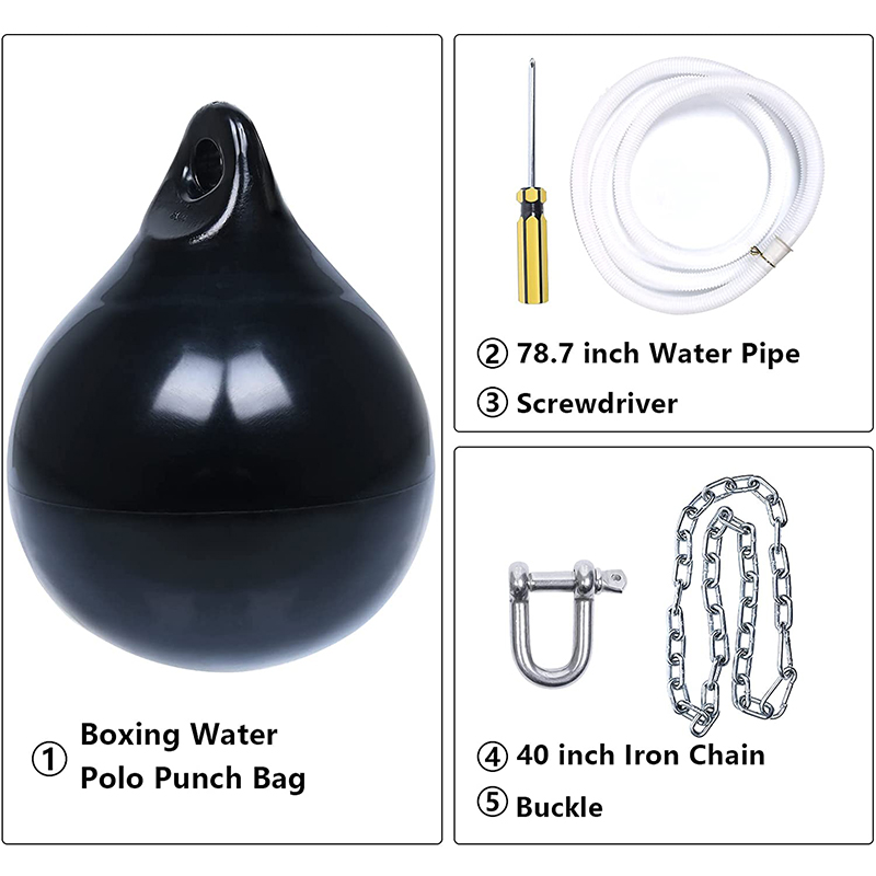 Aqua vreća za udaranje u obliku kapljice podesiva po težini - 4 