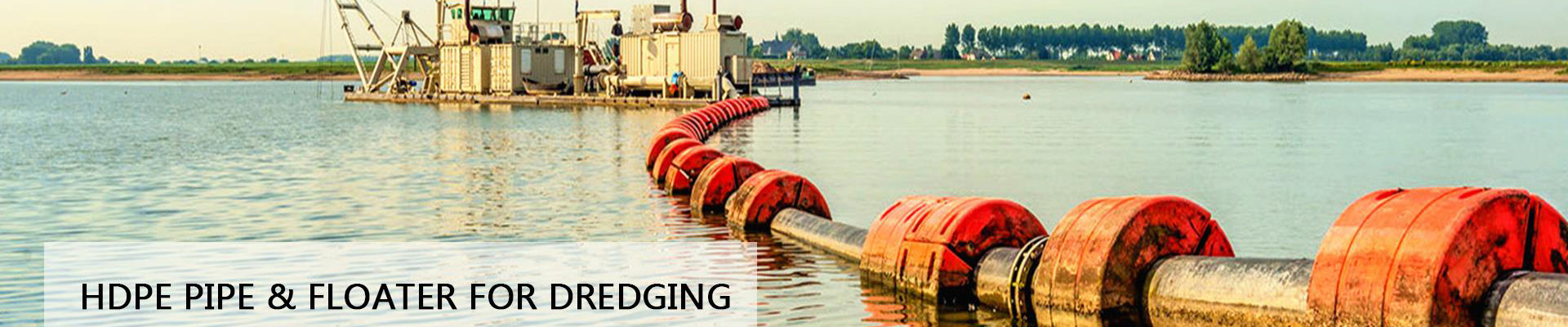 HDPE Pipe With Flanges For Dredge and Mining