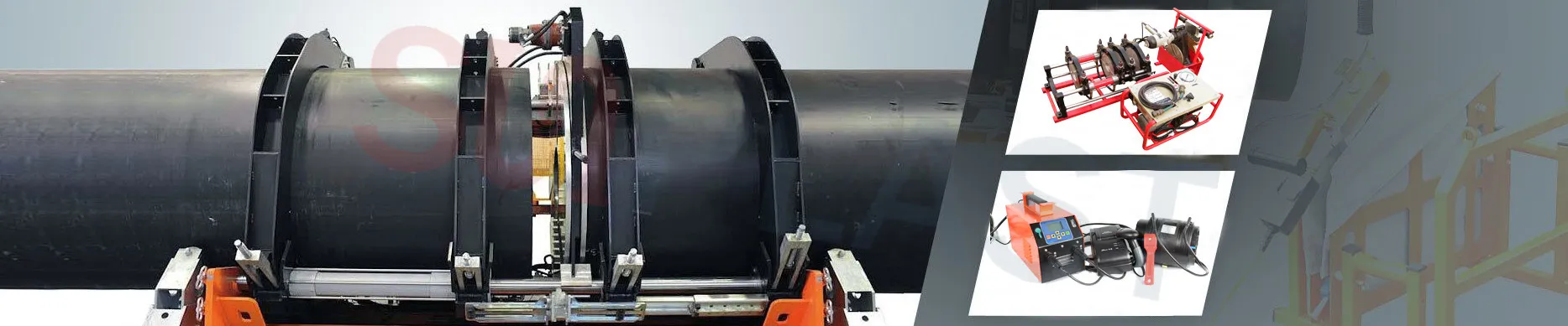 Máquina hidráulica de solda por fusão de topo 710-1000mm para tubos HDPE