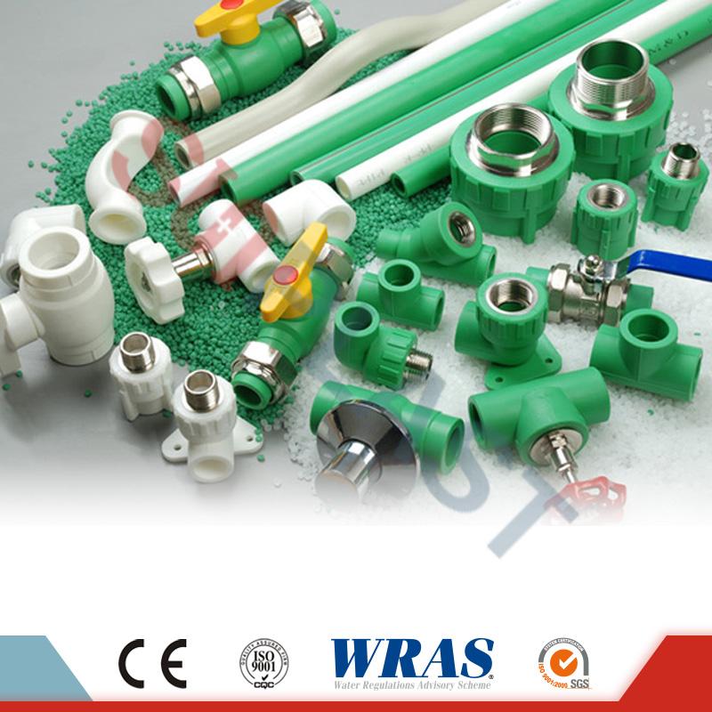 Why should calcium carbonate be added in the production of PPR water pipes?