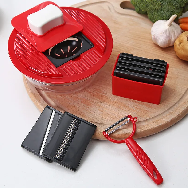 Saftey multifunction round kitchen vegetable hand grater 2