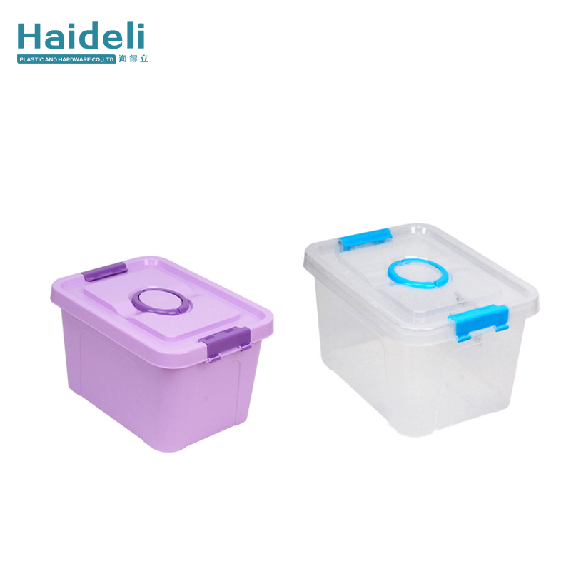 Plastic Decorative Storage Box With Lid