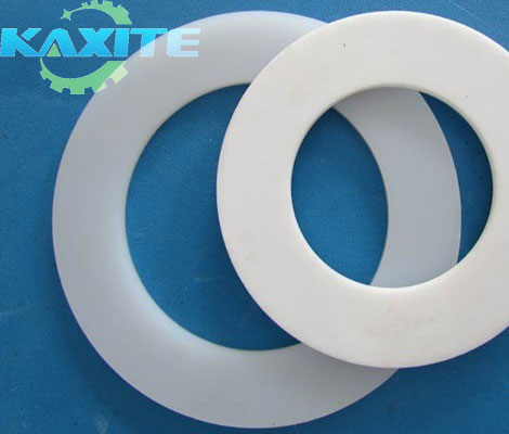 Pure ptfe gasket send as sample for Italian customer, waiting for DHL come to take away