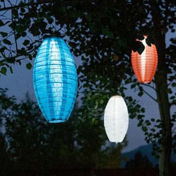 Sonkrag-aangedrewe Chinese lantern