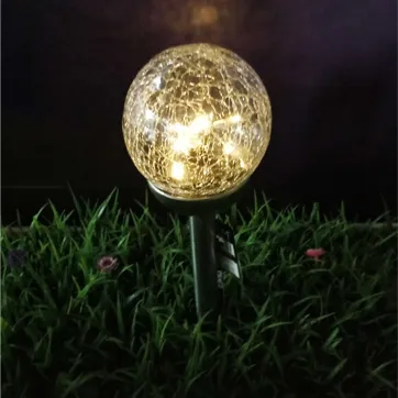 سلسلة ضوء الكرة الزجاجية الشمسية