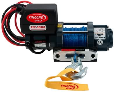 ATV Electric Winch With 3000lb Pulling Capacity