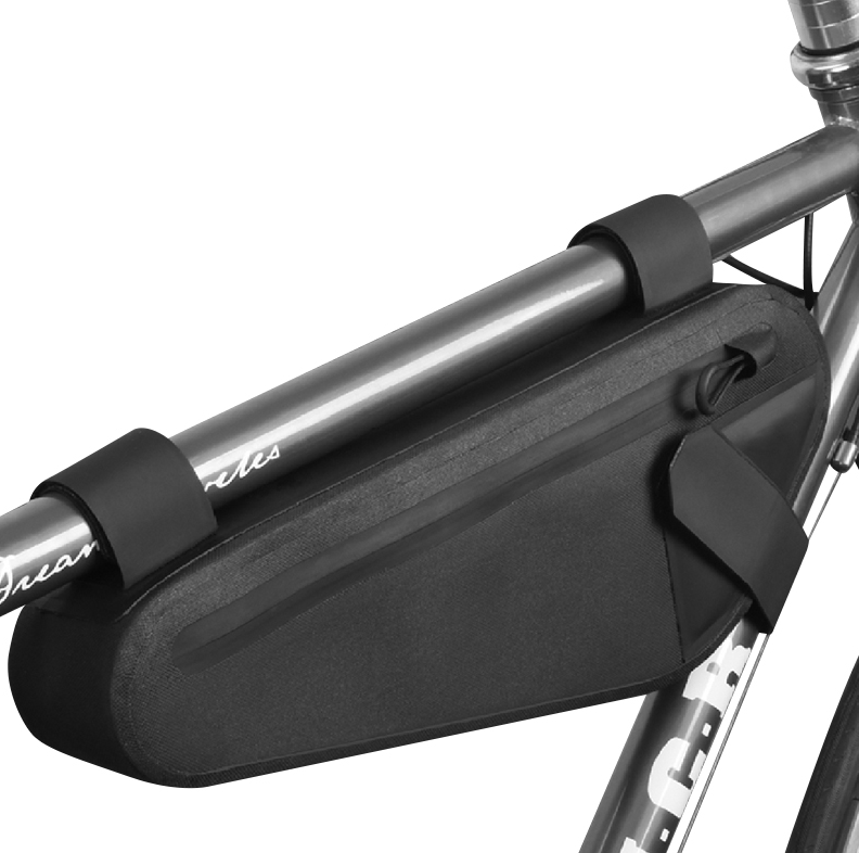 A lightweight waterproof frame bag for everyday riding and full suspension mountain bikes.