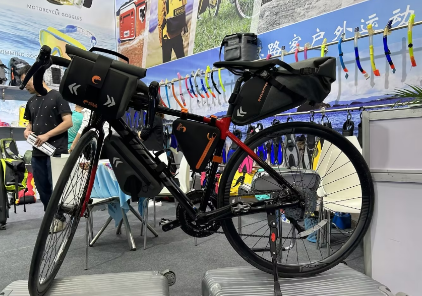Bolsa de marco triangular para bicicleta Sealock, bolsa para sillín de bicicleta, bolsa delantera para barra transversal de bicicleta de montaña