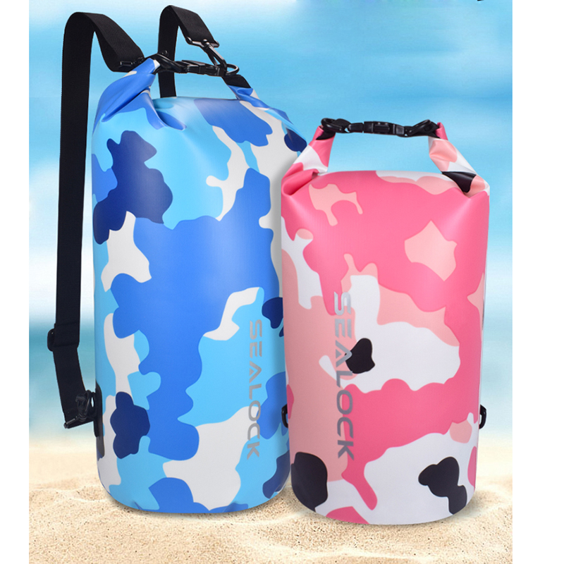 Sealock Camo Dry Bag Floating Waterproof Backpack
