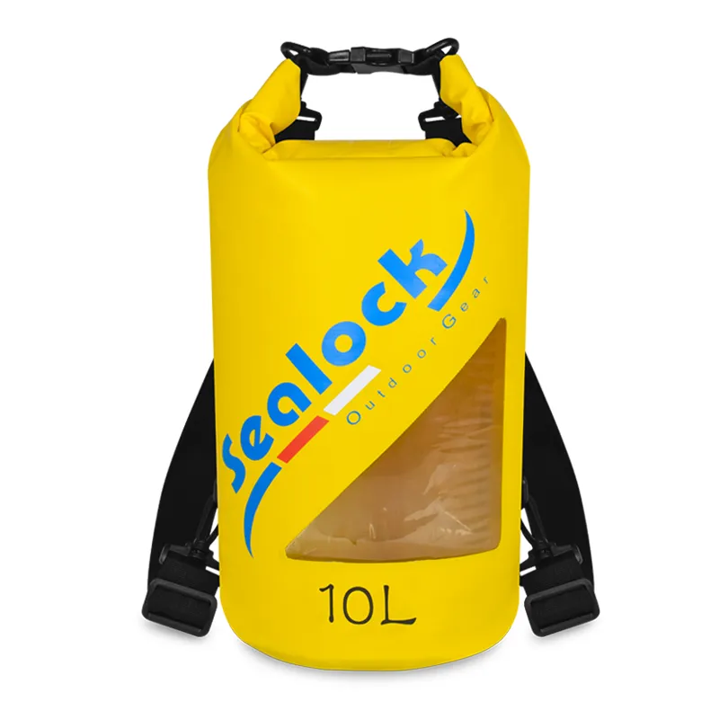 waterproof dry bag 20 Liter na may bintana