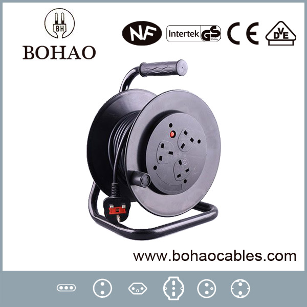 BS approved 13A UK Extension Cord Cable Reel
