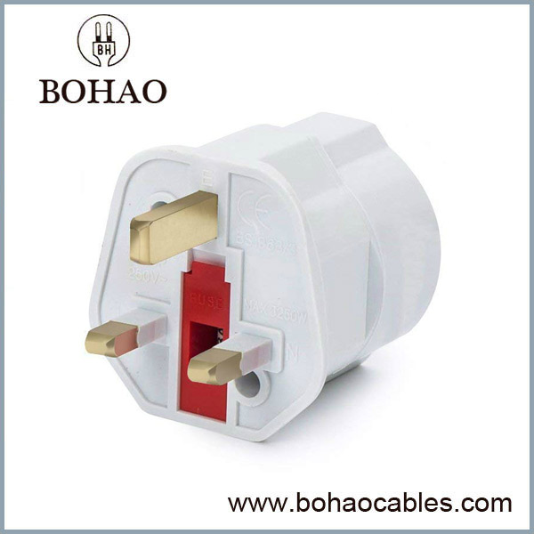 What are the dangers when using the power adapter