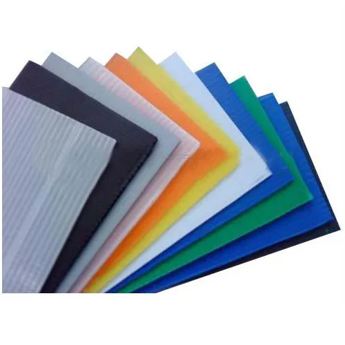 Corrugated plastic mail trays polypropylene core flute sheet board sheets