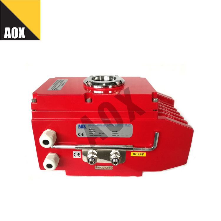 Intelligent rotary part turn electric actuator