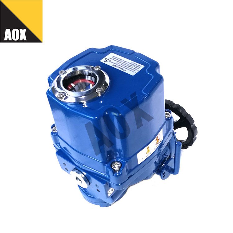 Explosion proof part turn electric actuator