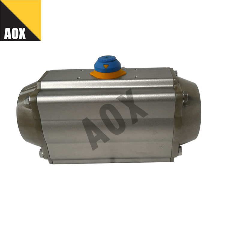 Industrial single acting pneumatic rotary actuator