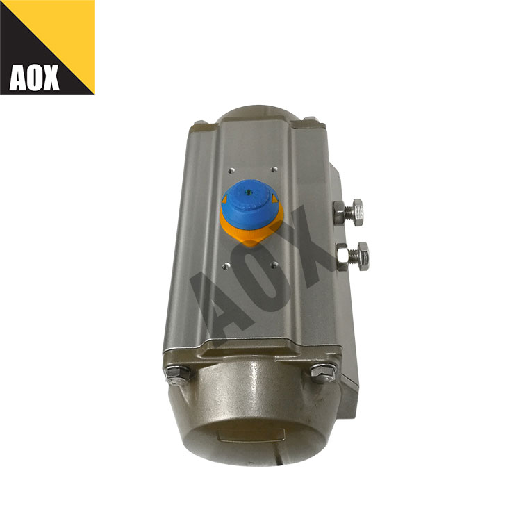 High speed single acting pneumatic rotary actuator