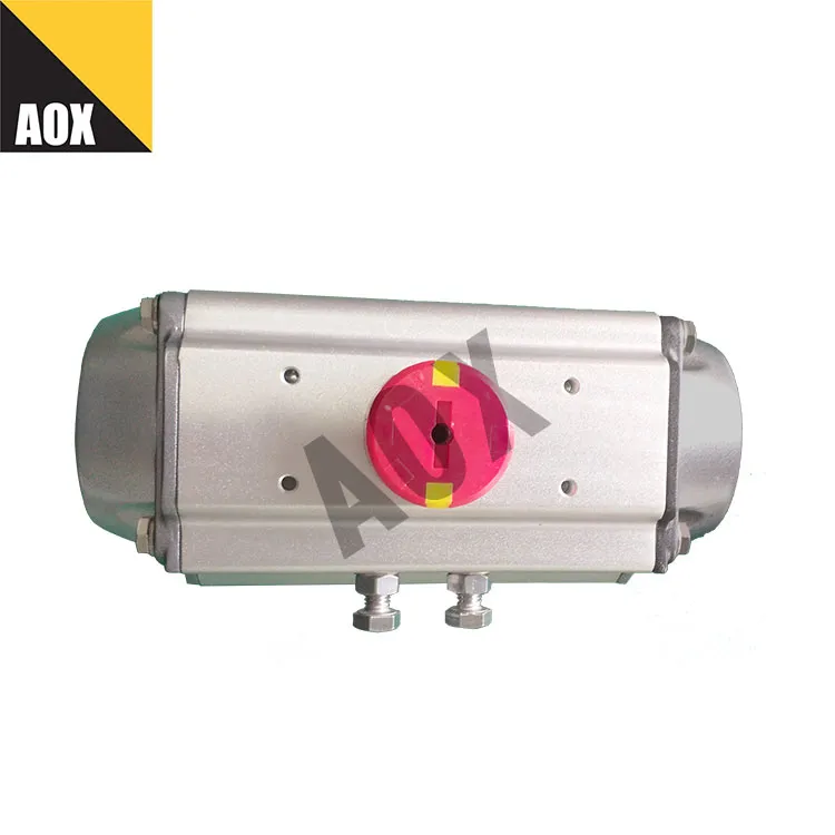 High speed spring return pneumatic actuator