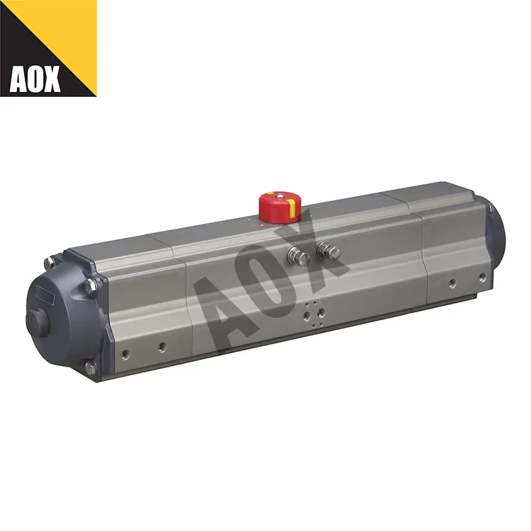 သေးငယ်သော နှစ်ဆ သရုပ်ဆောင် pneumatic actuator