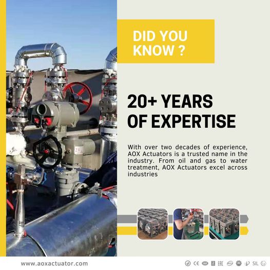 20+ Years of Expertise: AOX Actuators Leading the Way