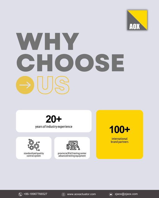 Why Choose Us? AOX - Your Trusted Actuator Manufacturer